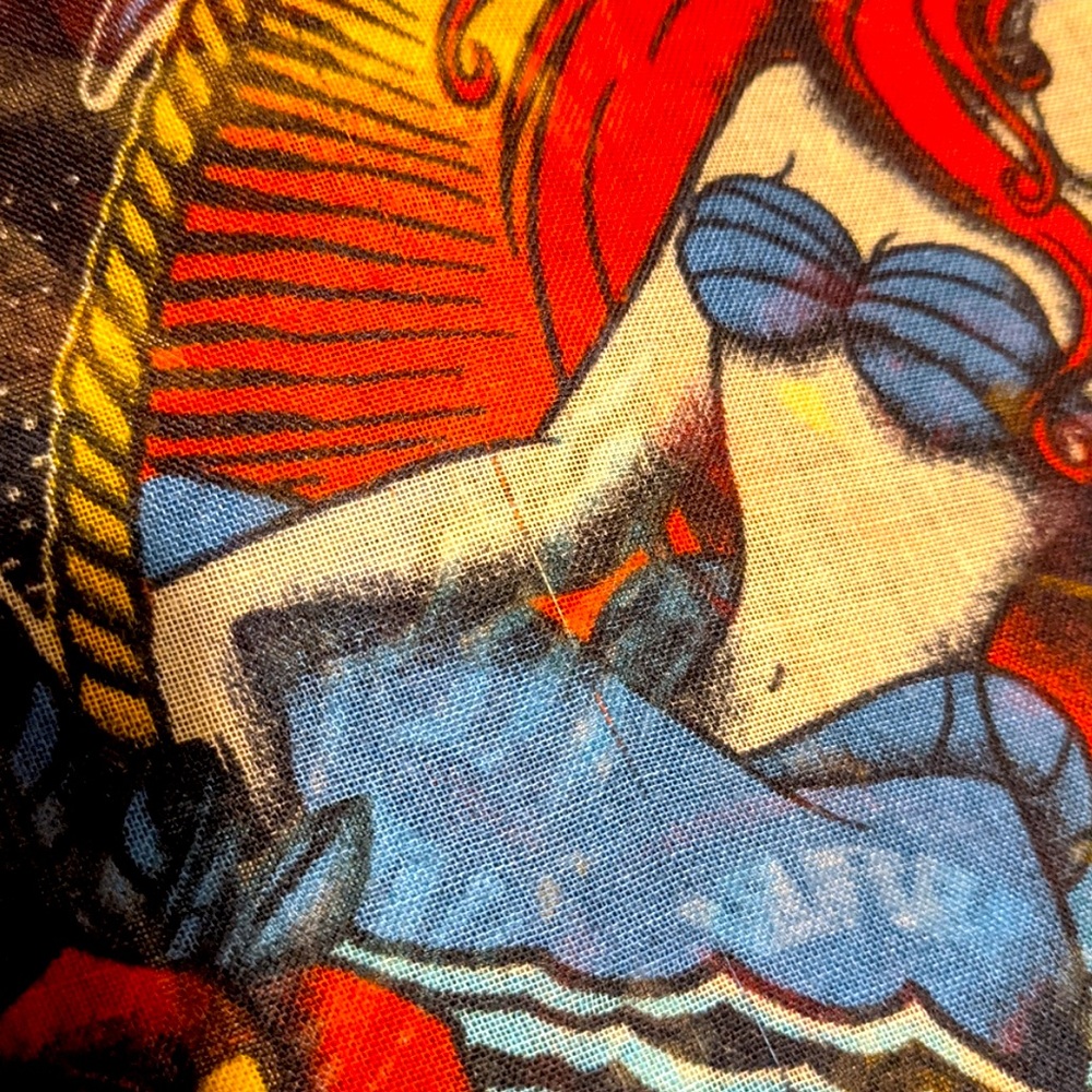 Colorful Patterned Women's Scarf - Picture 3 of 3